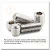 20-Piece M5 × 50 mm 304 Stainless Steel Set Screw Set, Hex Socket, Flat Point, DIN 916 view 4