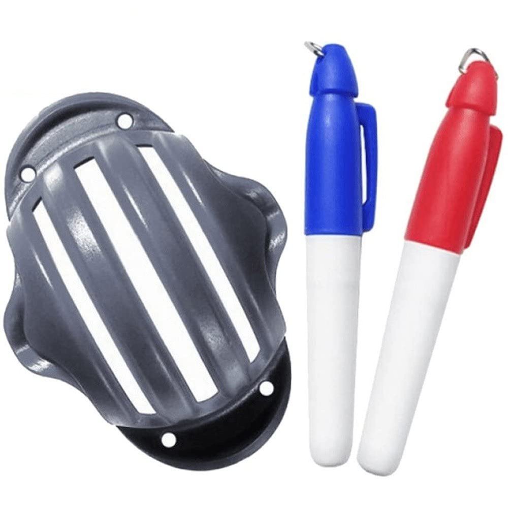 Wudaizhi Golf Ball Liner Clip with Marker Pen and Alignment Template