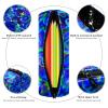 Colorful Laser-Gold Nugget Leather Barrel Pencil Case view 4