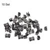 sourcing map 10-Piece Set of #10 Zipper Stops for Luggage and Canvas view 3