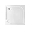 BADLAND Tenor Square Shower Tray 80 x 80 x 3 x 14 cm, Acrylic, White, with 50 mm Waste Set and Feet view 2