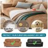 YWQJL Sofa Cover for L-Shaped and Sectional Sofas, Camel, 90 x 210 cm view 4