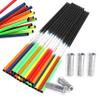wolfman Carbon Crossbow Bolt Shafts, 22 in, Red, 12-Pack view 1