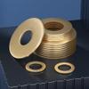 FEEIMOL Flat Brass/Copper Washers M5×12×0.8 mm, 100 Pieces view 4
