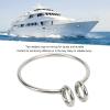 Welded Anchor Retrieval Ring, 8 mm Stainless Steel Anchor Recovery System for Boats, Yachts and Fishing view 3