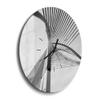 DEQORI Glass Wall Clock, Round, 50 cm, Bridge Cables Detail, XXL Design, Silent view 2