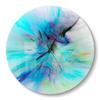 DEQORI Glass Wall Clock, Round, 50 cm, Supernova of Colors view 1