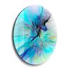 DEQORI Glass Wall Clock, Round, 50 cm, Supernova of Colors view 2