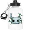 Hollow Knight Reusable White Aluminum Water Bottle view 1