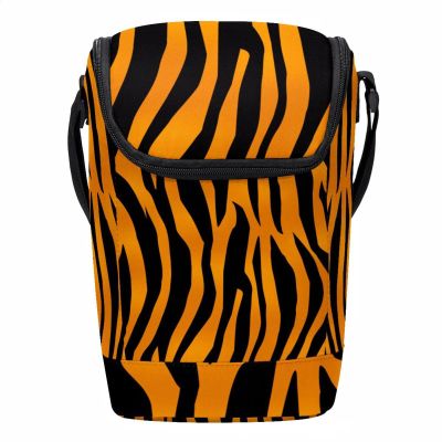 HOHODIY Tiger Grain Lunch Bag, Lightweight Reusable Lunch Bag for Women and Men