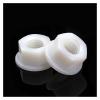 Nylon Hex Flange Nuts M3–M12 for Heat/Electrical Insulation, White M6 (50 pcs) view 1