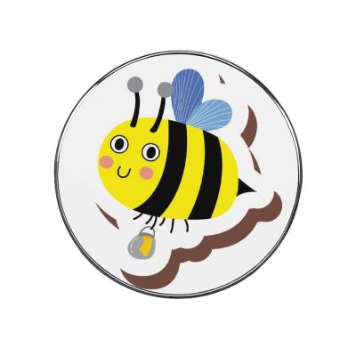 Bee Refrigerator Magnets, Alloy Decorative Magnets for Kitchen, Office, and Children's Room