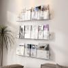 CMYUN Wall-Mounted Acrylic Magazine Holder, 80 cm (31 1/2 in) view 2