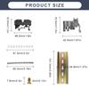DIYCUT 10-Piece DIN Rail Terminal Block Kit with 10 cm Rail view 2