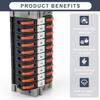 DIYCUT 10-Piece DIN Rail Terminal Block Kit with 10 cm Rail view 4