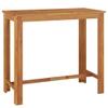 vidaXL Solid Acacia Wood Garden Bar Table 120 x 60 x 105 cm view 1