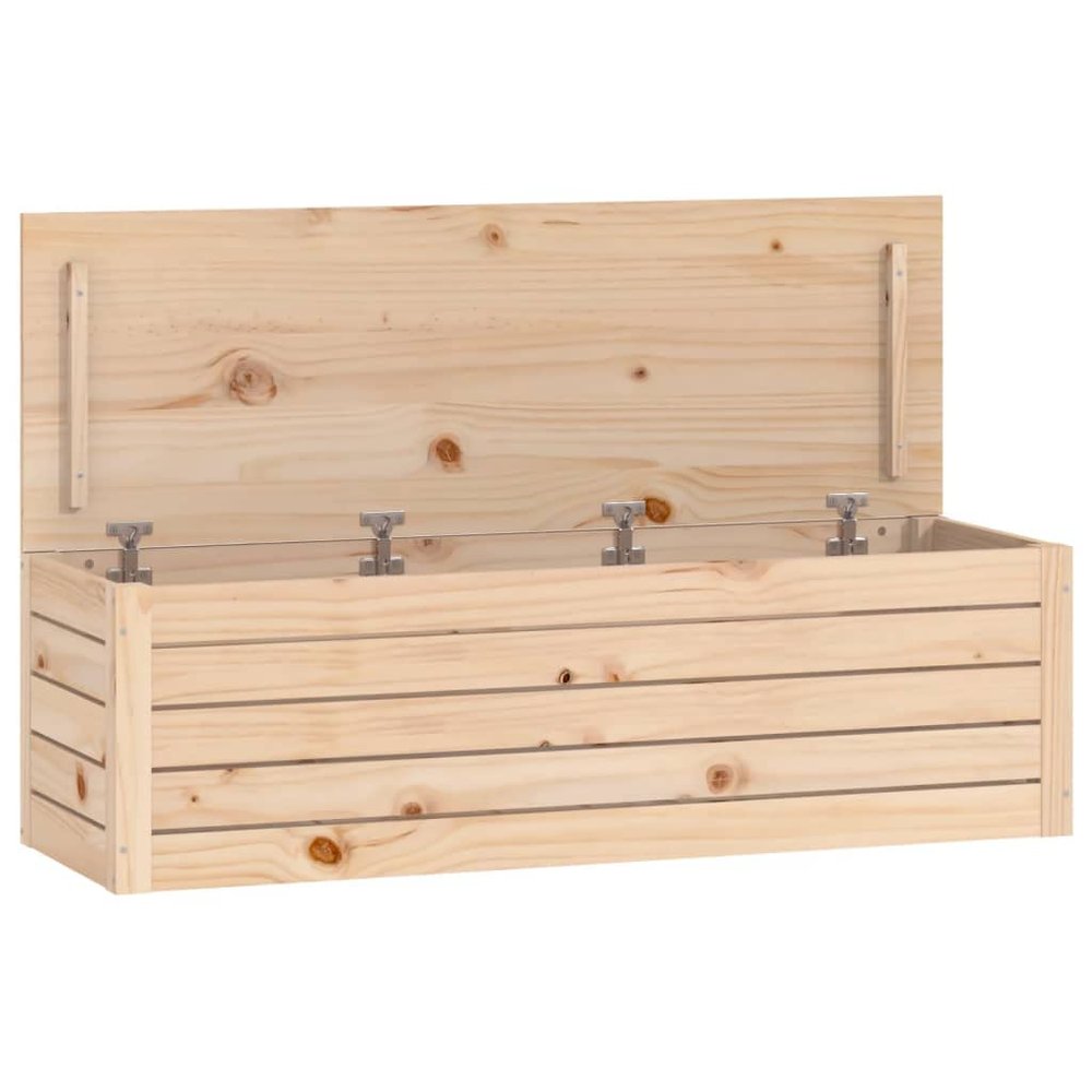 vidaXL Storage Chest 109 x 36.5 x 33 cm Solid Pine Wood