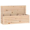 vidaXL Storage Chest 109 x 36.5 x 33 cm Solid Pine Wood view 1