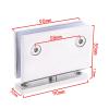 DUUDAH Stainless Steel 304 Wall-Mount Pivot Hinge for 5 mm Shower Glass (Color: B/C) view 2