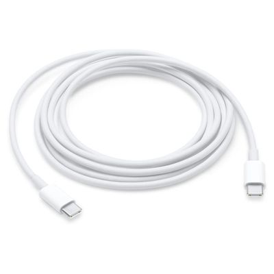 AC-Sat-Corner USB-C to USB-C Fast Charging Cable, White, 1 m (for Google Pixel 2 XL)
