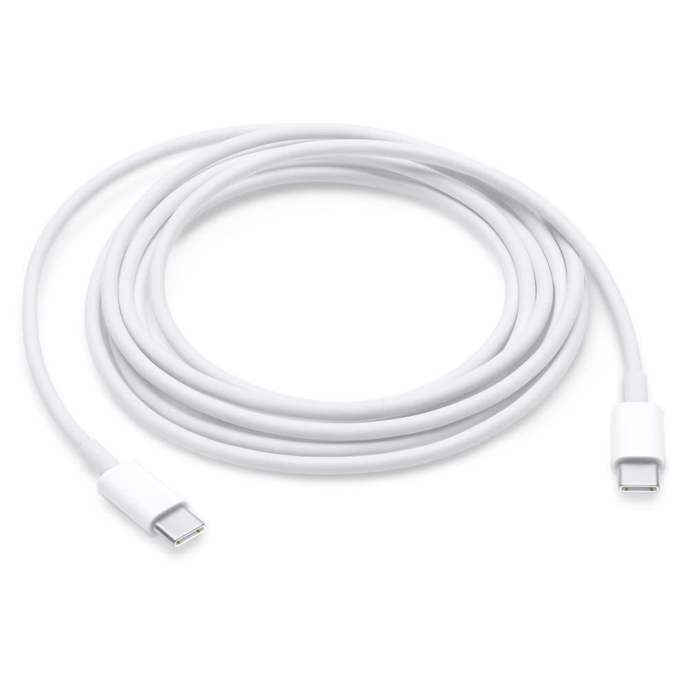 AC-Sat-Corner USB-C to USB-C Fast Charging Cable, White, 1 m (for Google Pixel 2 XL)