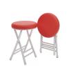QWEERT Round Folding Stool, Red view 2