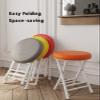 QWEERT Round Folding Stool, Red view 4