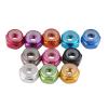 10 Aluminum Lock Nuts, M2–M6, Anodized Hex Nylon-Insert Self-Locking Nuts, Black M2 view 1