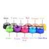 10 Aluminum Lock Nuts, M2–M6, Anodized Hex Nylon-Insert Self-Locking Nuts, Black M2 view 3