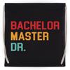 Bachelor's, Master's & Doctoral Degree Reusable Cotton Gym Bag, Beige, with Drawstring view 1