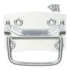 SOTECH 2-Piece Folding Handles, 120 x 80 mm, Silver-Plated Galvanized Steel view 1