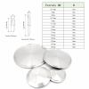 MOZTO 1-Pc. Tri-Clamp SS304/316L Stainless Steel Blind Cover End Cap, 3/4"–6", for Homebrew and Wine Fittings (SS316L, Ferrule 155 mm) view 2
