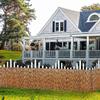 XIGOUZIQU Natural Bamboo Fence for Garden, Handwoven Reed Fence, Decorative Willow Roll Edge, Sun Shade, Waterproof, 61 x 213 cm (2 x 7 ft) view 3