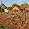 XIGOUZIQU Natural Bamboo Fence for Garden, Handwoven Reed Fence, Decorative Willow Roll Edge, Sun Shade, Waterproof, 61 x 213 cm (2 x 7 ft) view 4