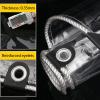 AMXFS Transparent PVC Tarp, 0.35 mm Waterproof Clear Cover, 2.2 x 6.6 m view 2