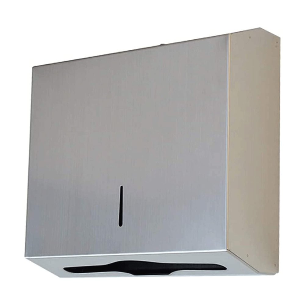 LIOONS Waterproof Stainless Steel Paper Towel Dispenser with Wall Mount and Lock
