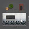 Gaming Mouse Pad, Abstract Blue Cube Gradient, 80 x 40 cm view 2