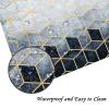 Gaming Mouse Pad, Abstract Blue Cube Gradient, 80 x 40 cm view 3