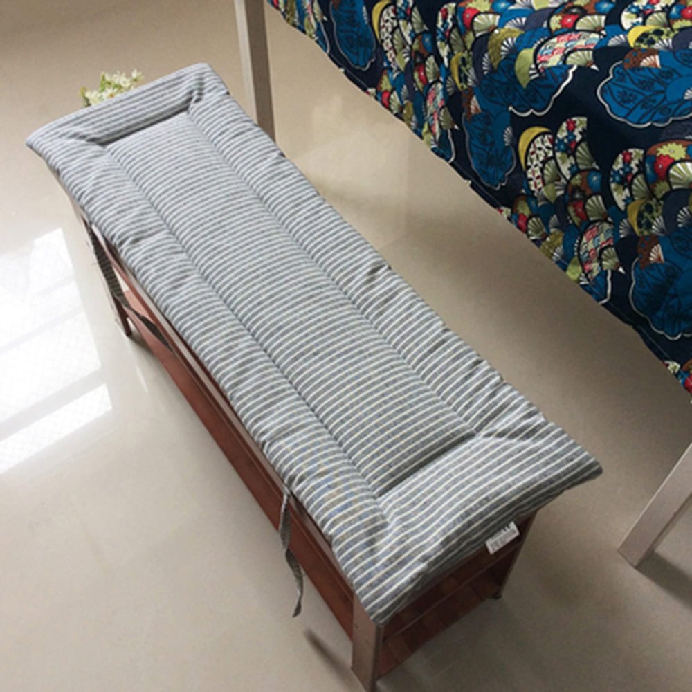 NENIUX Indoor/Outdoor Bench Cushion with Ties, Soft Garden Bench, Swing Seat and Chaise Lounge Cushion