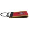 Siskiyou Sports NFL San Francisco 49ers Woven Keychain, One Size, Team Colors view 2