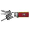 Siskiyou Sports NFL San Francisco 49ers Woven Keychain, One Size, Team Colors view 4