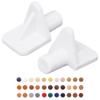 SKIR'CO 5 mm Plastic Shelf Support Pins, 200-Pack, White (S1) view 1