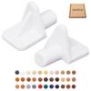 SKIR'CO 5 mm Plastic Shelf Support Pins, 200-Pack, White (S1) view 2