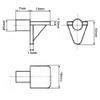 SKIR'CO 5 mm Plastic Shelf Support Pins, 200-Pack, White (S1) view 4
