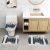BAHLTS Wilderness Fox Art Bathroom Rug Set, 3-Piece, Absorbent, Non-Slip, Easy-Care view 2