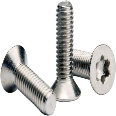 M8 Stainless Steel Tamper-Resistant Countersunk Torx Screws, 10 pcs (M8 x 45 mm)