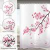 Hnmdmyi Sakura Flower Shower Curtain, Pink, 71 x 79 in view 4