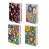 BYCHECAR Boho Floral Book Covers, 4-Pack, Stretchable, for Hardcover Textbooks, 9 x 11 in view 1