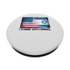 Israeli American I Stand With Israel PopSockets with Interchangeable PopGrip view 2