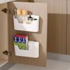 Wudaizhi 2-Piece Wall-Mounted Storage Boxes for Kitchen Cabinet Doors view 1